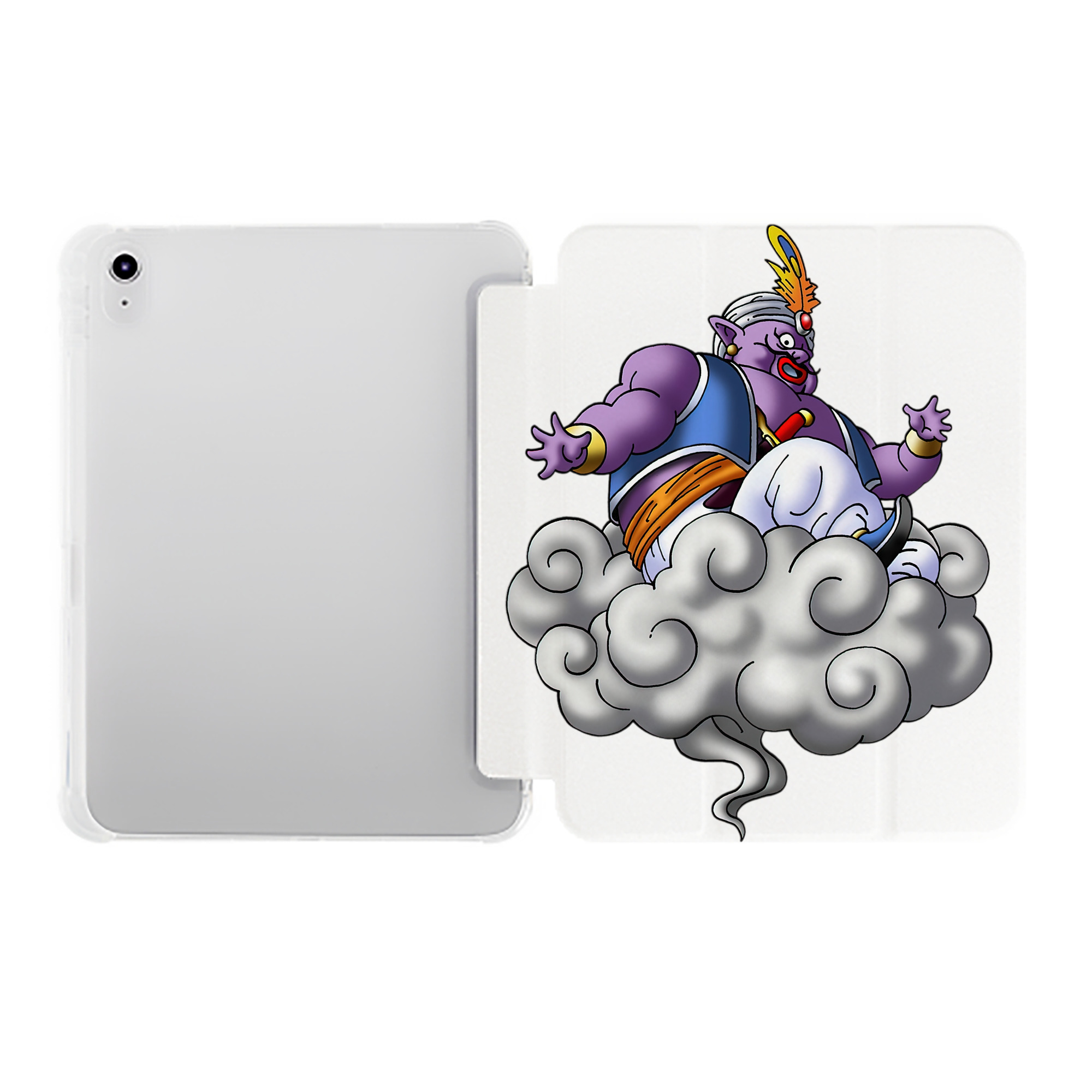 （画像用） ドラゴンクエスト Doragon Kuesuto Dragon Quest IPad ケース ペン収納付き 三つ折りスタンド PUレザー×シリコン 対応機種9.5/10.5/10.9インチ